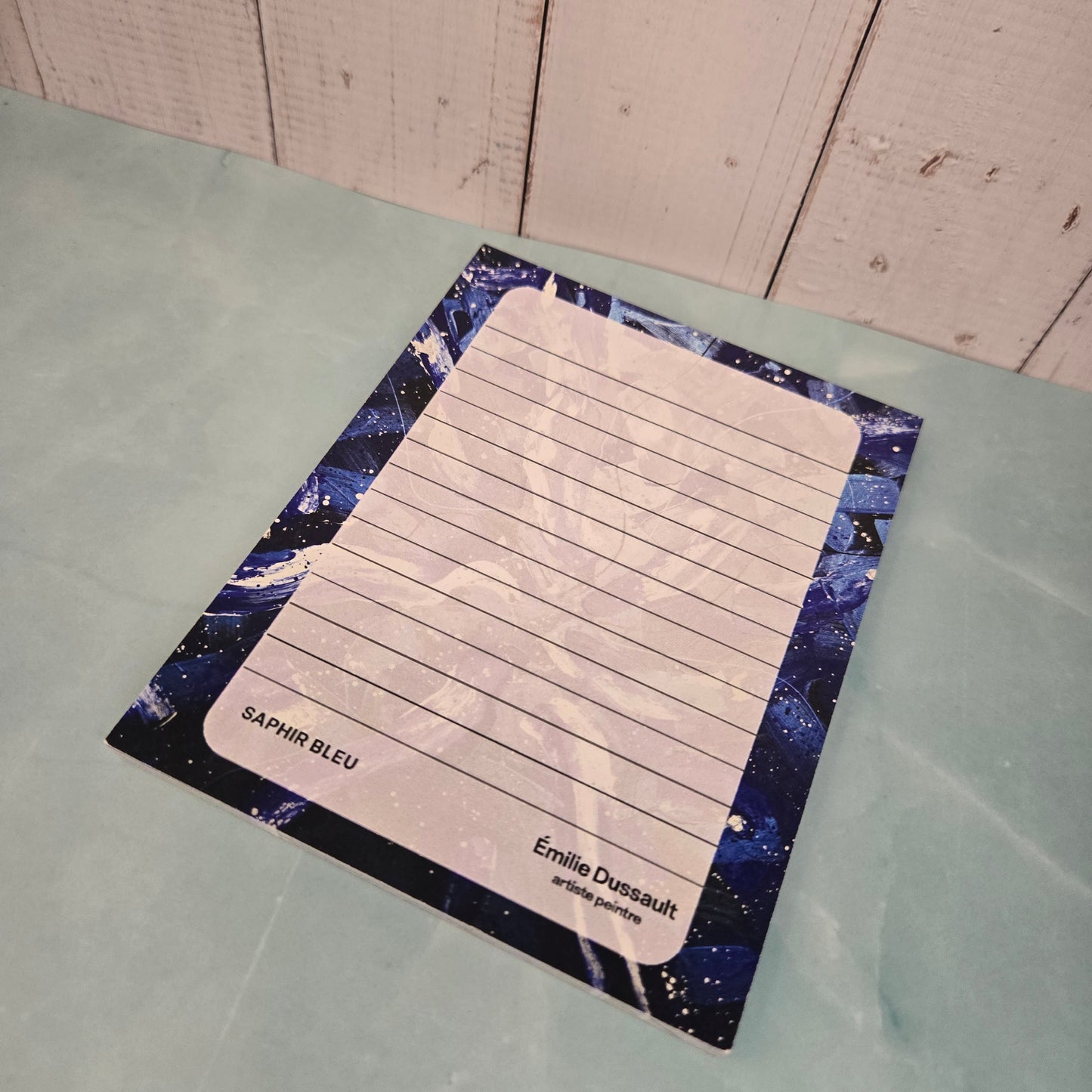 Bloc-Note Saphir Bleu